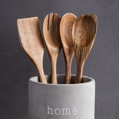 Luciano Gourmet Cooking Wooden Spatula (Natural)