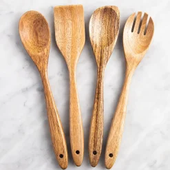 Luciano Gourmet Cooking Wooden Spoon (Natural)