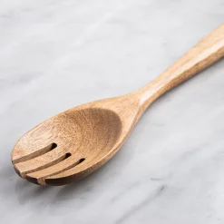 Luciano Gourmet Cooking Wooden Spooned Fork (Natural)