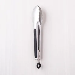 Luciano Gourmet Locking Tongs with Rubber Handles (9.5