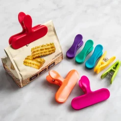 Luciano Rainbow Bag Clips - Set of 8 (Multi Colour)