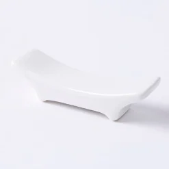 Maxwell & Williams Basic Porcelain Chopstick Stand 1x2.5x1" H (White)