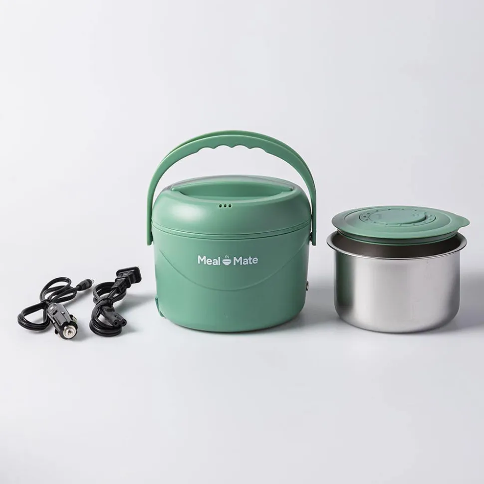 Meal Mate Mini Portable Lunch Carrier-Warmer (Green)