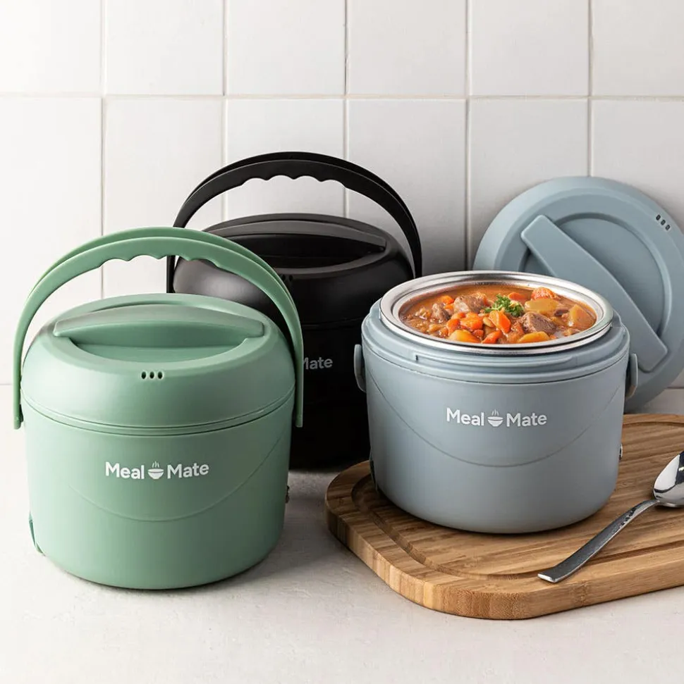Meal Mate Mini Portable Lunch Carrier-Warmer (Green)