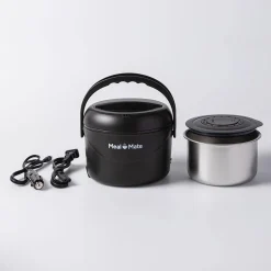 Meal Mate Mini Portable Lunch Carrier-Warmer (Black)