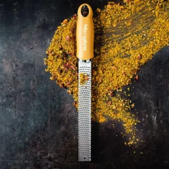 Microplane Premium Rasp Grater and Zester (Mustard)