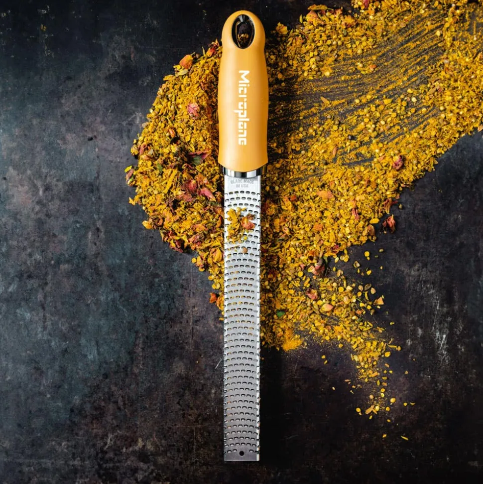 Microplane Premium Rasp Grater and Zester (Mustard)