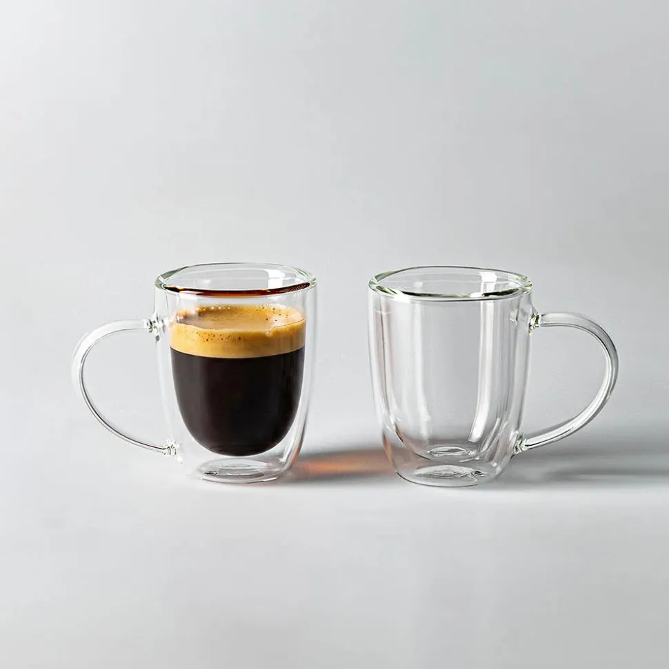 Milano Genoa Double Wall Espresso Glass, 80ml - Set/2