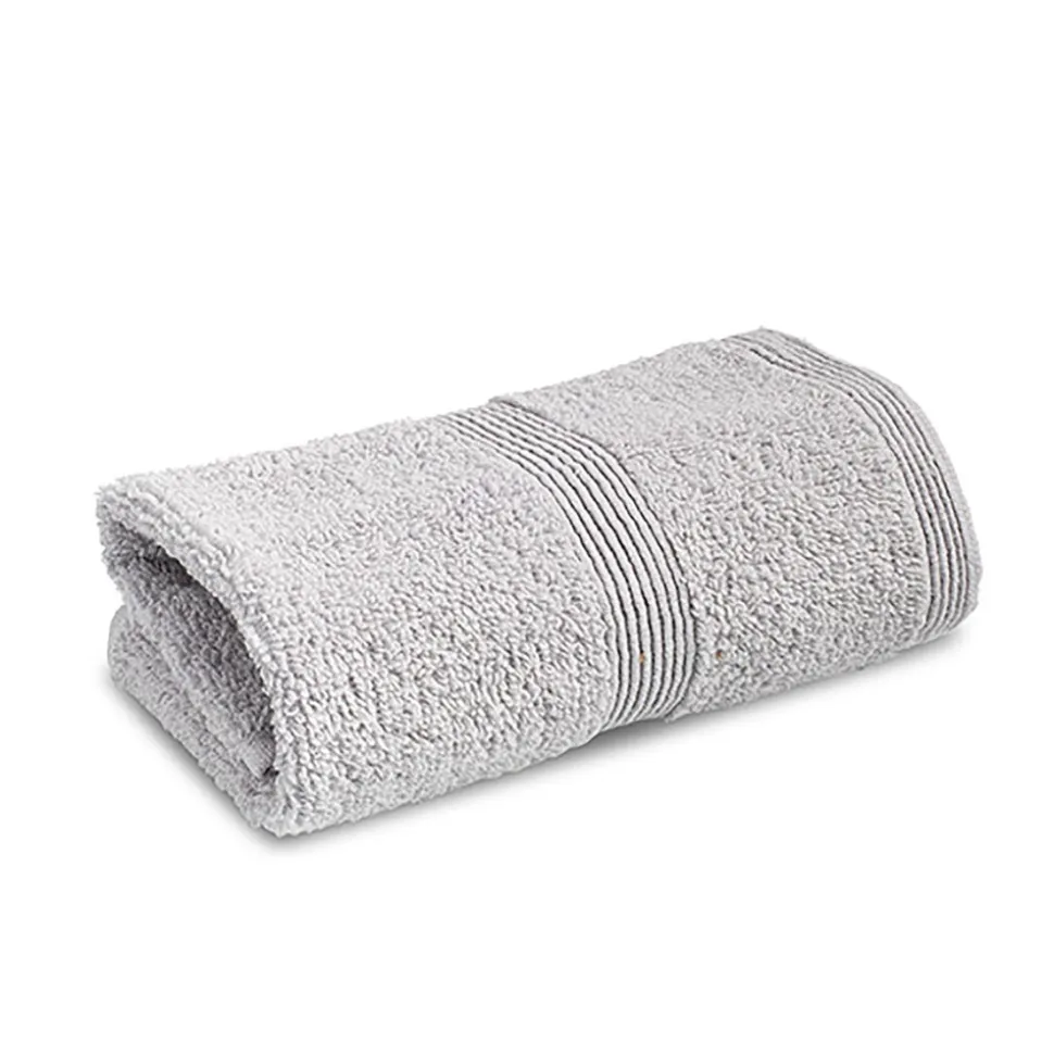 Moda At Home Allure Cotton Face Towel (Marble Grey)