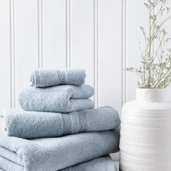 Moda At Home Allure Cotton Face Towel (Powder Blue)
