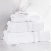 Moda At Home Allure Cotton Face Towel (White)