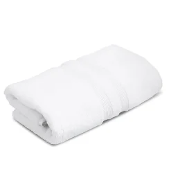 Moda At Home Allure Cotton Hand Towel (White)