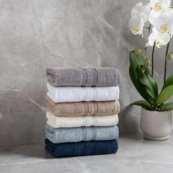 Moda At Home Allure Cotton Hand Towel (Indigo)