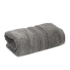 Moda At Home Allure Cotton Hand Towel (Dark Grey)
