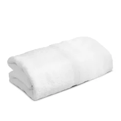 Moda At Home Allure Turkish Cotton Bath Towel (White)