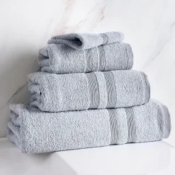 Moda At Home Allure Turkish Cotton Bath Sheet (Marble Grey)