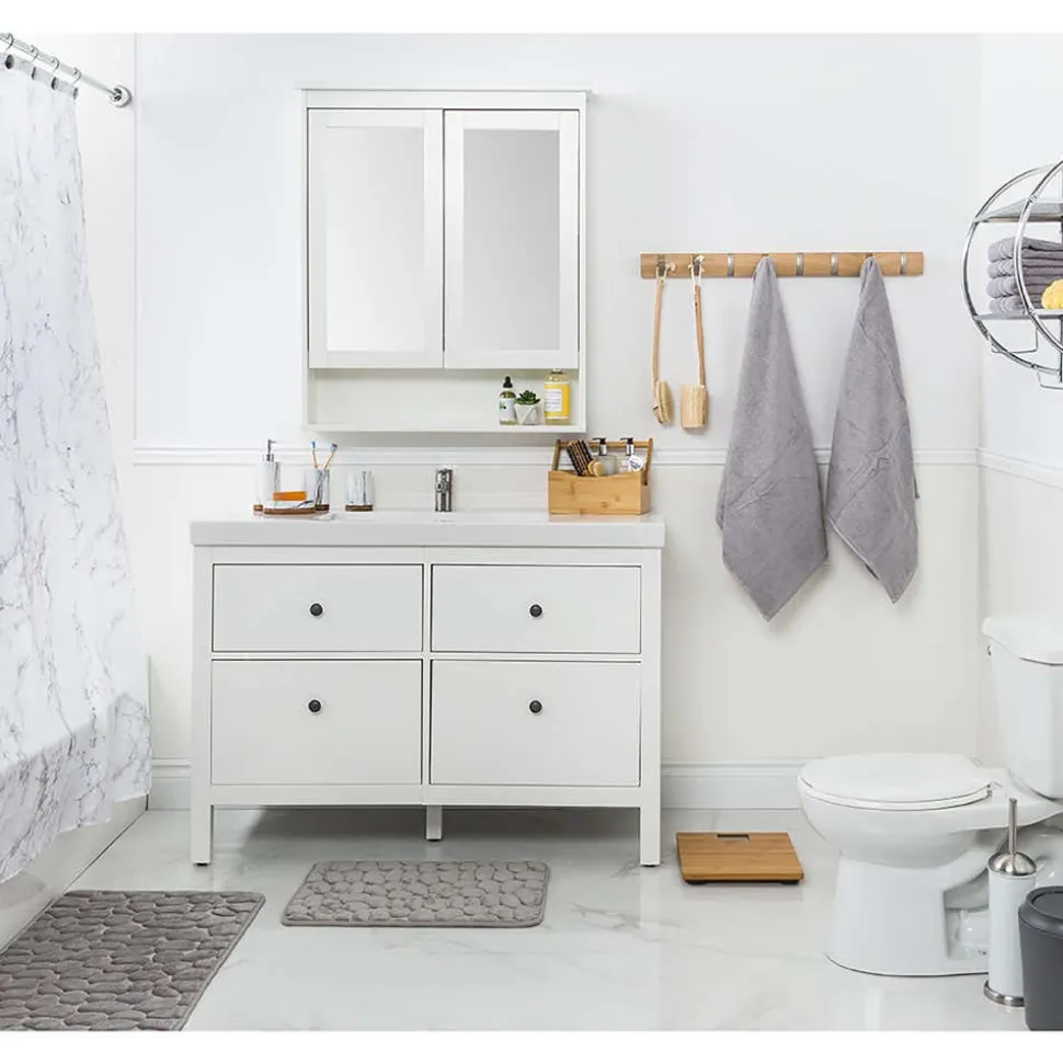 Moda At Home Allure Turkish Cotton Bath Sheet (Marble Grey)