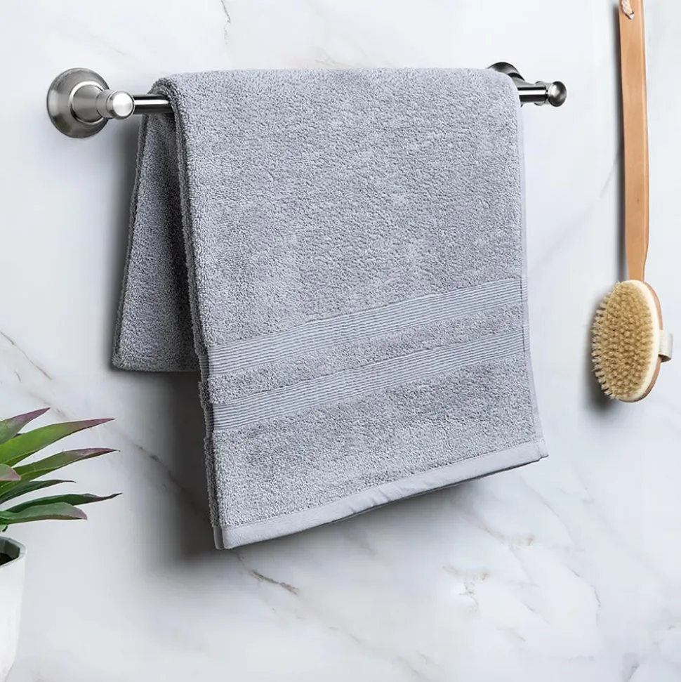 Moda At Home Allure Turkish Cotton Bath Towel (Marble Grey)