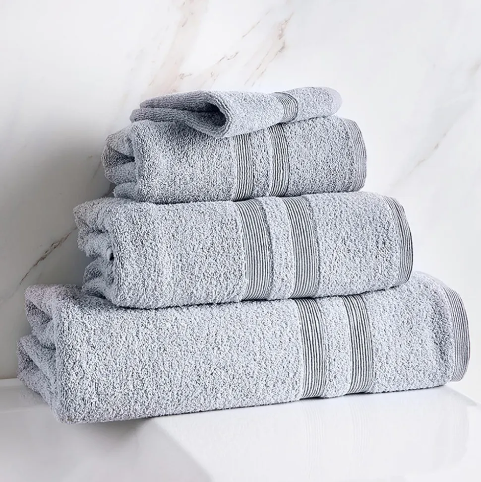 Moda At Home Allure Turkish Cotton Bath Towel (Marble Grey)