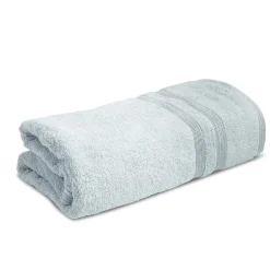 Moda At Home Allure Turkish Cotton Bath Sheet (Powder Blue)