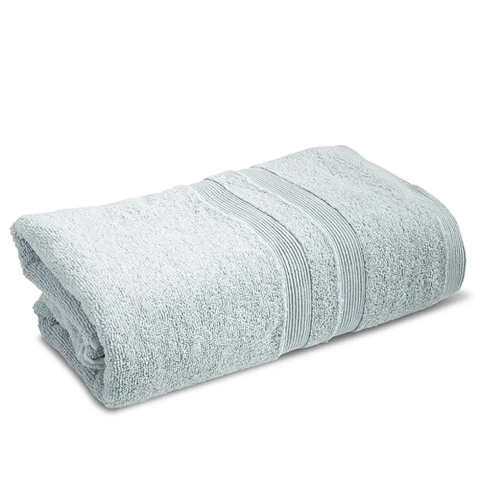 Moda At Home Allure Turkish Cotton Bath Towel (Powder Blue)