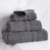 Moda At Home Allure Turkish Cotton Bath Towel (Dark Grey)