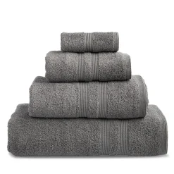 Moda At Home Allure Turkish Cotton Face Towel (Dark Grey)