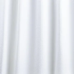 Moda At Home Belgian 'Waffle' Shower Curtain (White)