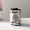 Moda At Home Damask Ceramic Tumbler (White)