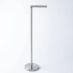 Moda At Home Lira Toilet Paper Reserve-Holder (Silver)