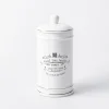 Moda At Home Paris Ceramic Cotton Jar (White)