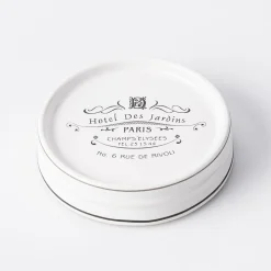 Moda At Home Paris Ceramic Soap Dish (White)