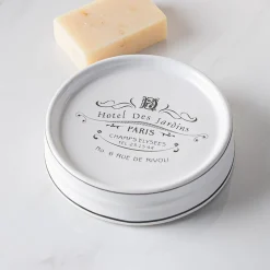 Moda At Home Paris Ceramic Soap Dish (White)
