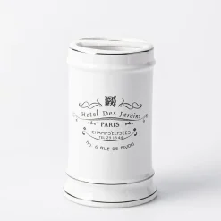 Moda At Home Paris Ceramic Toothbrush Holder (White)