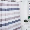 Moda At Home Polyester 'Cabana' Shower Curtain (White/Grey/Taupe)