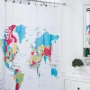Moda At Home Polyester 'Global' Shower Curtain