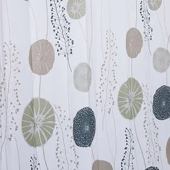 Moda At Home Polyester Shower Curtain "Cirque" (White)