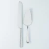 Natural Living Cake Server - Set of 2 (Stainless Steel)