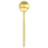 Natural Living Stainless Steel 'Small' Condiment Spoon (Gold)