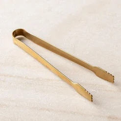 Natural Living Stainless Steel Tongs 5" (Gold)