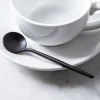 Natural Living Stainless Steel 'Small' Condiment Spoon (Black)