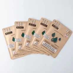 Naturally Biodegrable 100% Bamboo Hydrating Face Sheet Mask - Set of 5
