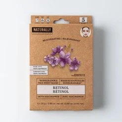 Naturally Biodegrable 100% Bamboo Rejuvinating Face Sheet Mask