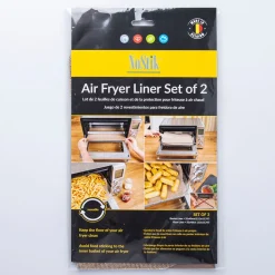 Nostik Reusable Air Fryer Liner Rectangular - S/2 12" x 15.7" (Gold)