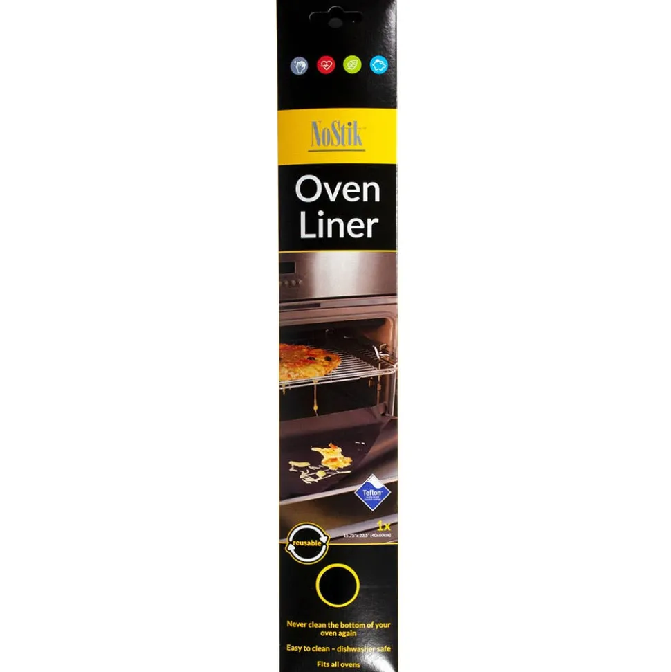 Nostik Reusable Heavy Duty Oven Liner (Black)