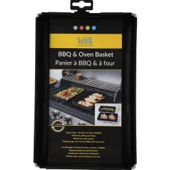 Nostik Reusable Non-Stick BBQ - Oven Basket (Black)
