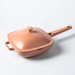 One-Pan Quadra Deep Fry Pan-W Steamer 10in 26 Cm / 3.7 L (Spice)