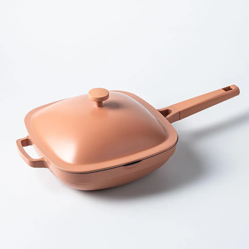 One-Pan Quadra Deep Fry Pan-W Steamer 10in 26 Cm / 3.7 L (Spice)