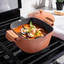 One-Pan Quadra Dutch Oven with Lid 24 Cm / 4.9 L (Spice)