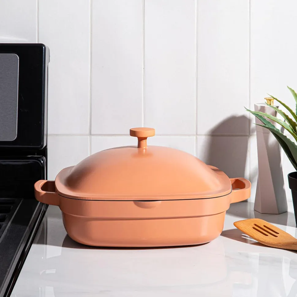 One-Pan Quadra Low Casserole with Lid 26 Cm / 3.8 L (Spice)
